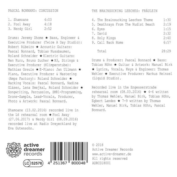 Pascal Bonnard & The Brainsucking Leeches - Concussion/Fräulein Split EP