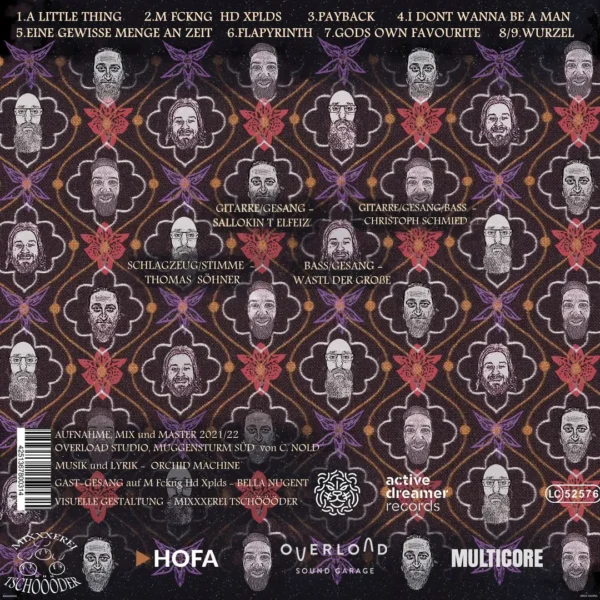 Backcover zu Orchid Machine - Answers To Questions Never Asked